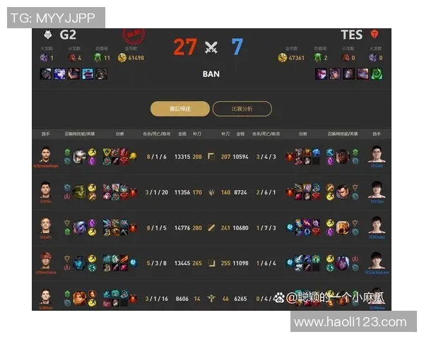G2战队与TES展开激烈对决第1局精彩瞬间回顾与分析